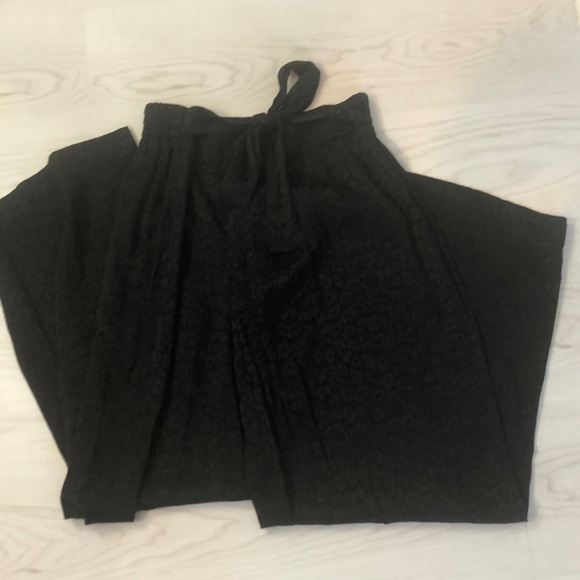 Women’s Nine West Elastic-Back Belted Wide-Leg Pants L - Picture 2 of 6